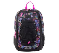 Adventure into the woods or the galaxy wearing Skechers Accessories - Eagle Trail Backpack. This multi-storage backpack features a durable woven poly fabric with a camouflage or cosmos print, a dual-zipper main compartment, mesh side pockets, adjustable contoured straps, and stretch-cord detail on the front panel. | Skechers Boy's Eagle Trail Backpack | Durable sporty polyester fabric with camouflage or cosmos print | Measures 18.5 inches tall by 11 inches wide by 5.5 inches deep | Large main co Trail Backpack, Into The Woods, Boys Accessories, Woven Top, Purple Fashion, The Galaxy, Rolling Stones, 11 Inches, Kids Boys