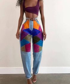 Random And Chic, High Fashion Inspo Outfits, Dreamville Festival Outfits, Trending Crochet Patterns, Sweater Designs, Crochet Styles, Chique Outfit, Denim Chic