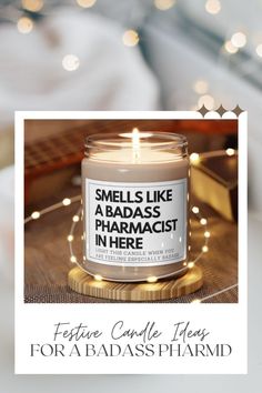 Looking for a funny Pharmacist gift? This Smells Like A Badass Pharmacist candle is for you! Five luxurious scents to choose from will keep your doctor of pharmacy relaxed after work! Makes the perfect pharmacist appreciation gift for National Pharmacy week or for a pharmacist graduation party! Grab yours NOW! Aesthetic Pharmacist, Pharmd Graduation, Pharmacy Aesthetic, Aesthetic Humor, Pharmacy Graduation Gift, Pharmacy Graduation