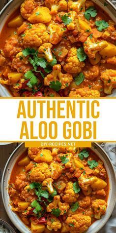 authentic aloo gobi recipe with cauliflower