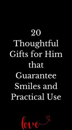 20 Thoughtful Gifts for Him that Guarantee Smiles and Practical Use Thoughtful Gifts For Him, Thoughtful Gifts, Gifts For Him, Perfect Gift, Gifts