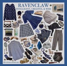 the cover of ravenclaw's intelligent, creative and wise book is shown