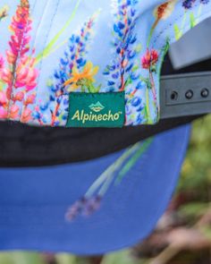 Bloom where you're planted ... or in this case, all the way 'round our comfy dad hat. Watercolor paintings of your favorite wildflowers burst from a periwinkle textured background. The relaxed and adjustable fit of our Bloom Wildflowers hat is your next go-to cap! The Bloom Wildflowers dad hat features watercolor paintings of common North American wildflowers, including Lupines, Indian Paintbrush, Bistort, Woolly Groundsel, Kings Crown, alpine grasses, and others. ITEM DETAILS Alpinecho's trucke Blue Hats For Spring Outdoor Activities, Spring Multicolor Baseball Cap For Outdoor, Blue 5-panel Trucker Hat For Spring, Purple Outdoor Hats For Spring, Purple Outdoor Hat For Spring, Purple Spring Outdoor Hat, Blue 5-panel Hat For Spring, Blue Adjustable Snapback Hat For Spring, Blue Snapback Hat With Curved Bill For Spring