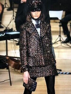 Chanel 18A Paris-Hamburg Tweed Black Multicolor jacket CC Jewel buttonsFR36 $14K  | eBay Chanel Suits For Women, Black Runway, Paris Country, Pink Tweed Jacket, Chanel 2017, Fall Runway, Chanel Suit, Chanel Jacket, Chanel Couture