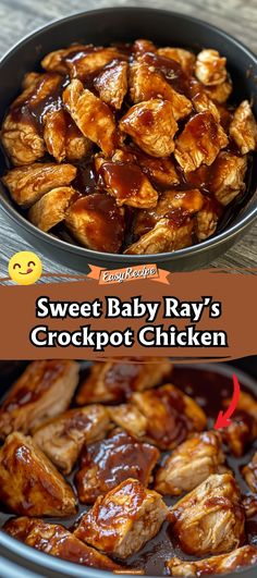 sweet baby ray's crockpot chicken recipe