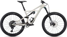 a white mountain bike on a white background