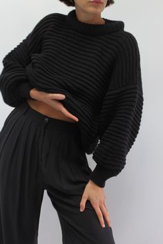 Na Nin Romy Cotton Balloon Sleeve Sweater / Available in Multiple Colo – NA NIN Oversized Merino Wool Crew Neck Top, Oversized Sweater With Balloon Sleeves And Ribbed Cuffs, Oversized Sweater With Ribbed Cuffs And Balloon Sleeves, Oversized Merino Wool Sweater With Ribbed Collar, Oversized Long Sleeve Merino Wool Top, Oversized Merino Wool Long Sleeve Tops, Oversized Modern Sweater, Modern Long Sleeve Knit Sweater, Statement Sweater