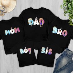 Personalized Frozen Birthday Shirt, Frozen Family Matching Shirt, Elsa Anna Birthday Party Shirts, Frozen Themed Custom Name Tee LS4866 Thank you for choosing our store! My goal is to provide you with a pleasant shopping experience, and I am always available to assist you. If you have any special requests or questions, please do not hesitate to message me, and I will respond as soon as possible. Here is some helpful information to guide you: HOW TO ORDER: Select your desired color and size. If a Elsa And Anna Birthday Party, Anna Birthday Party, Frozen Birthday Shirt, Anna Et Elsa, Birthday Party Shirts, Anna Birthday, Frozen Themed, Birthday Party Shirt, Elsa Anna