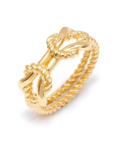 in stock Meaningful Rings, Black Hills Gold Jewelry, Gold Pinky Ring, Rope Ring, Rope Rings, Nautical Rope, Korean Jewelry, Ringe Gold, Black Hills Gold