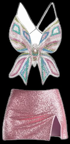 Pink Rave Outfit, Butterfly Outfit, Rave Fits, Kpop Concert Outfit, Fashion Design Patterns, Fashion Vocabulary, Rave Outfit, Dress For Success, Performance Outfit