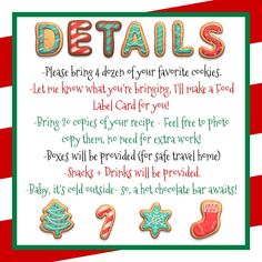 a christmas cookie poem with cookies and candy canes