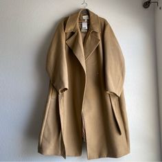 Hm 4xl Camel Coat Nwt Never Worn H&m Jackets, Camel Coat, Camel, H&m, Jackets & Coats, Jackets For Women, Cream, Women Shopping, Color