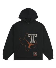 Cj X M&n X University of Texas Black Hoodie Texas Hoodie, Deadpool Jacket, Travis Scott Hoodie, Thunder Outfit, Video Game Outfits, Batman Outfits, Hoodies Collection, Designer Jackets For Men, Gentleman Outfit