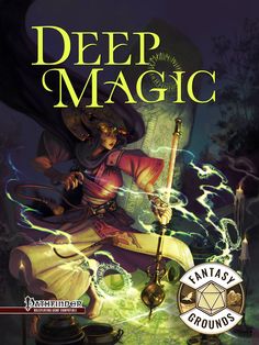 the book cover for deep magic