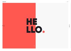 an image of the word he lo in black and red