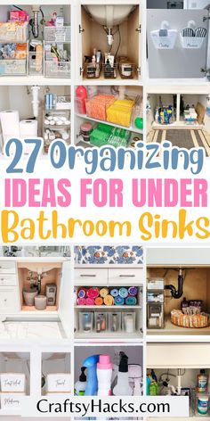 organized bathroom sink organization ideas for under $ 20