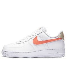 Nike WMNS Air Force 1 '07 "White Atomic Pink" is crafted from smooth white leather across the upper, orange Swooshes stand out on both the medial and lateral side panels. Perforation holes across the toe box allow optimal air to flow through, keeping you cool in the heat and on the warmer. SKU: 315115-157 Release Date: 2 Jul,2020 Color: WHITE/ATOMIC PINK/FOSSIL (AF1/SNKR/Skate/Women's/Low Top) White Leather Nike Air Force 1 For Streetwear, Modern White Nike Air Force 1 For Streetwear, White Nike Air Force 1 Modern Streetwear, Modern White Nike Air Force 1 With Round Toe, Modern White Nike Air Force 1 In Leather, Modern White Leather Nike Air Force 1, Nike Air Force 1 White Leather, Nike Air Force 1 White Leather Sneakers, White Casual Nike Air Force 1 Fade-resistant