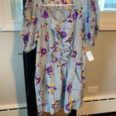 Nvr Worn/Brand New W/ Tags - This Rebecca Taylor Dress Is 100% Silk. Can Be Worn As A Dress Or Tunic. I Nvr Got Around To Finding The Right Moment For It, But W/Spring Approaching It Would Be Perfect For Work/Brunch/Day Out With Friends Etc. It Has A Really Pretty Ruffle In The Front That Is Not Over The Top, And Is Super Flattering With The Cinched Waist. Orig. Rebecca Taylor Tag Attached Shows Original Price Is $345, I Purchased From Cusp For $207. Price Reflects Discounted Price I Paid. Purple Loose Fit Dress For Spring, Purple Relaxed Fit Dress For Spring, Purple Relaxed Fit Short Sleeve Dress, Casual Lavender Mini Dress For Daywear, Rebecca Taylor Dress, Taylor Dress, Dress Tunic, Rebecca Taylor, Over The Top