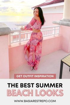 Looking for the best summer beach looks? Check out this post! I share beachwear and accessories for ladies, whether you want something for a casual look or more elegant for a date night or dinner. Outfit Cena, Summer Beach Looks, Beach Outfit Ideas, Beach Looks