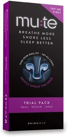 Amazon.com: Rhinomed Mute Nasal Dilator for Snore Reduction - Anti-Snoring Aid Solution - Improve Airflow - Comfortable Nose Vents, Breathing Aids for Better Sleep - (Trial Pack) : Health & Household Sinus Congestion, Doctor Advice, Nasal Passages, Dream Symbols, When You Sleep