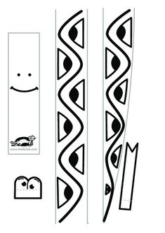 an image of the side and top part of a skis with designs on it