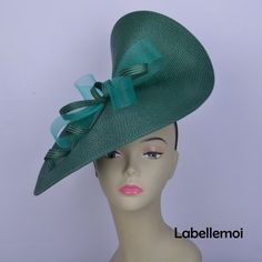 NEW Large emerald green fascinator saucer hatinator Church hat | Etsy Elegant Green Fascinator For Church, Elegant Green Church Fascinator, Green Evening Fascinator Hat, Green Short Brim Fascinator For Evening, Green Evening Headpiece With Short Brim, Elegant Green Headpiece For Church, Green Short Brim Headpiece For Evening, Green Formal Hat Headpiece, Evening Mini Hat With Short Brim In Green