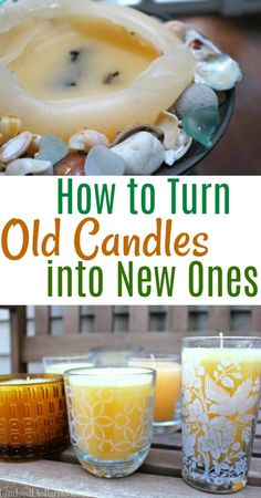 how to turn old candles into new ones