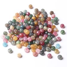 PRICES MAY VARY. Quantity: Each strand include 200pcs assorted flat gemstone loose beads. Best choice for your DIY beading needs and various kinds of jewelry craft projects. Material: The loose beads are made of natural stones with high polished smooth surface. Measurements:8*10mm beads diameter, 1.5mm hole diameter. Wide Applications: The loose beads are excellent for beading, jewelry making and design, DIY gifts, arts & craft, necklaces, bracelets, earrings, accessories, home & wedding decorat Natural Stone Beads, Beads Charms, Diy Bracelet, Colorful Bracelets, Agate Gemstone, Home Wedding, Diy Beads, Bracelet Necklace, Necklace Earrings