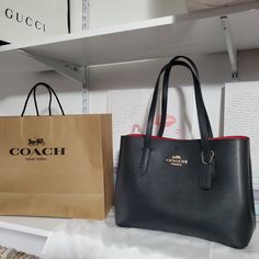 New With Tags Color: Black Red See All Photos For More Item Description Prior To Purchased. Trusted Seller Poshmark Ambassador Xoxo Jewelry, Uni Bag, Luxury Bags Collection, Purse Essentials, Coach Crossbody Purse, Handbag Essentials, Girly Bags, Brown Tote, Brown Shoulder Bag