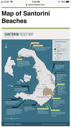 the map of san antonio beach, california with information about where to go and what to see