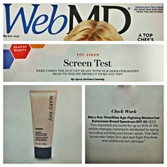 Protect your skin, rain or shine! The dermatologists at WebMD recommend TimeWise® Age-Fighting Moisturizer Sunscreen Broad Spectrum SPF 30* to help your skin stay protected from the sun daily. Moisturizer Sunscreen, Mary Kay Timewise, Sun Screen