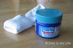 Use vicks vapor rub and socks. Even the worst cough can be stopped within 5-15 minutes, and lasts hours. Just apply the vapor rub generously to the bottom of your (or child's) feet, and cover with socks. works 100% of the time, and has been proven to work better than prescription drugs. Vapo Rub, Bad Cough, Cough Remedies, Homemade Remedies, Back To Nature