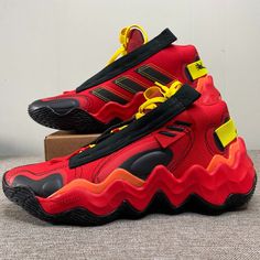 Brand: Adidas X Pixar Style: Gz2379 Size: Women's 9 Condition: Nwt. No Box. Never Used. Color: Vivid Red/Core Black/Team Yellow Fast Shipping! All Items Are Packed And Shipped Within One Business Day. Want To Save? Bundle Your Items Together! Read My Meet The Posher Profile For More Info. Please Check Out Our Closet For More Adidas! Red Adidas Low-top Sneakers, Red Low-top Adidas Sneakers, Casual Red Custom Adidas Sneakers, Adidas Sneakers With Red Sole And Round Toe, Red Lace-up Adidas Logo Sneakers, Red Adidas Low-top Custom Sneakers, Red Adidas Basketball Shoes For Sneaker Matching, Red Adidas Logo Basketball Shoes For Sneaker Matching, Custom Red Adidas Sneakers