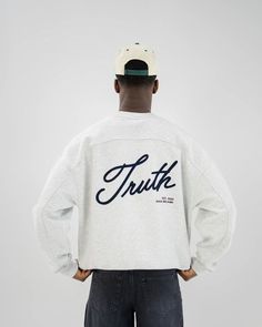 Mens Branding, Clothing Brand Name Ideas, Fit Branding, Embroidered Streetwear, Brand Merch, Crewneck Men, Apparel Branding