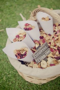 a basket filled with lots of different types of food