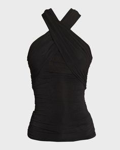 Ysl Clothes, Halter Tops Outfit, Oufits Casual, Ruched Top, Halter Tops, Halter Neckline, Covet Fashion, Dream Clothes, Fashion Stylist