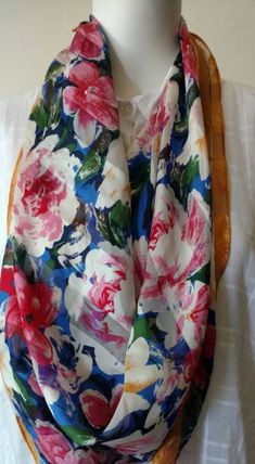 "Vintage Diane VonFurstenburg DVF designer Floral printed scarf. Features: -lightweight -sheer -multicolor floral print -square Material: unknown, the care tag had been removed. Measurements: 31\" sq. Condition: normal vintage wear. Free of stains but does have 1 small pin hole as shown in the last picture." Multicolor Silk Shawl For Spring, Spring Floral Print Silk Scarf, Artistic Floral Print Scarves For Spring, Summer Silk Scarf With Floral Print One Size, Multicolor Floral Print Scarf, One Size, Summer Floral Print Silk Scarf One Size, One Size Multicolor Floral Print Scarf, Artistic Multicolor Floral Print Silk Scarf, Artistic Multicolor Silk Scarf With Floral Print