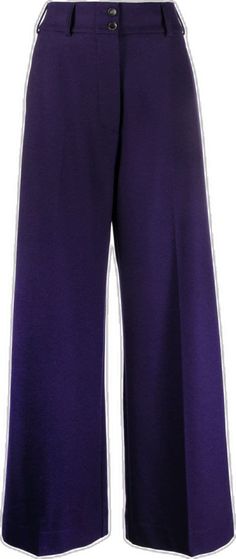 Flared Trousers, High Waisted Flares, Flare Trousers, Trousers, High Waisted, Collage, Purple, Pins