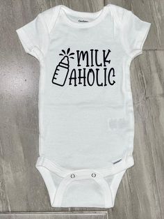 Made to order custom graphic baby onesies for any occasion. Baby Onesie Decorating Ideas, Unisex Cute Onesie With Letter Print, Unisex Onesie With Letter Print, Unisex Cute Onesie With Graphic Print, Cute White Onesie With Graphic Print, Unisex Letter Print Onesie, Cute White Cotton Onesie, White Short Sleeve Bodysuit With Graphic Print, Cute Personalized Cotton Onesie