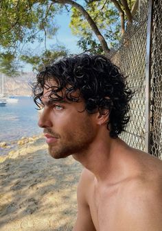 Greek Curls Men, Medium Curly Hair Men, Mid Length Curly Hair Men, Curly Hair Styles Men, Curly Hair Cuts Men, Curly Haircut Men, Curly Hair Guys, Men Curly Hair, Curly Hairstyles Men