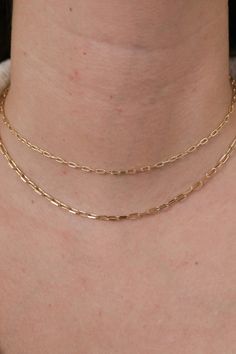 Paperclip Chain - Olive Ave Jewelry Classic Link Chain Necklace With Paperclip Detail, Classic Link Chain Necklace With Paperclip Chain, Classic Link Chain Necklace With Paperclip Design, Classic Paperclip Chain Link Necklace, Yellow Gold Chain Necklace With Paperclip Chain, Classic Chain Link Necklace With Paperclip Chain, Yellow Gold Paperclip Chain Necklace, Oval Link Paperclip Chain Necklace, Everyday Oval Link Paperclip Chain Necklace