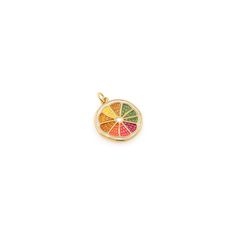 18K Gold Filled Enamel Lemon Slice Pendant, Colorful Lemon Necklace, Fruit Charm, DIY Jewelry Supplies, 21x16x1.4mm Size: 21x16x1.4mm Quantity:1 pcs/5 pcs/10 pcs Material:Nickel Free Brass Plated ♥ PROCESSING & SHIPPING♥ ♥ All items purchased will be shipped within 1-3business days.♥ ♥ You can upgrade your shipping to UPS Express during check out if you want it quicker♥ ♥Standart Shipping Time : 7-15 days♥ ♥ Express Shipping Time : 3-5 business days.♥ ► CURRENT PRODUCTION TIMES♥ All items are ma Personalized Multicolor Pendant Charm Necklace, Personalized Multicolor Pendant Charm Necklaces, Multicolor Personalized Pendant Charm Necklaces, Orange Slice Jewelry, Rainbow Enamel Jewelry As Gift, Rainbow Enamel Jewelry For Gift, Multicolor Enamel Charm Necklaces As Gifts, Rainbow Enamel Jewelry For Gifts, Rainbow Enamel Jewelry Gift