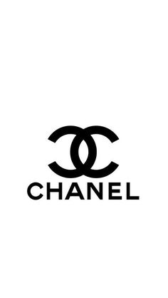 a chanel logo on a white background