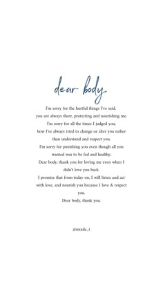 a poem written in blue ink with the words dear baby on it's side