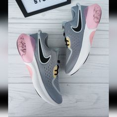 Brand New With Box. / No Box Top Size: 6y | 7.5 Women's - Same Day Shipping All My Footwear / Apparel Is 100% Authentic. Firm Price. Thank You! / = Nike Joyride, Box Top, Box Tops, Pink Gray, Pink Grey, Gray White, Nike Shoes, Nike Women, Athletic Shoes