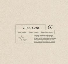 an image of the virgo suns logo in black and white on a beige background