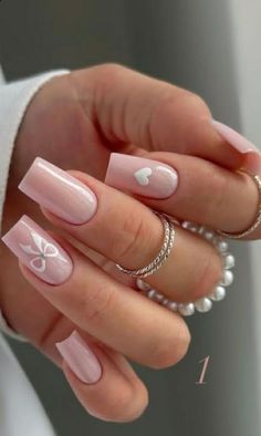 Nokti Za Krizmu, College Nails, Mail Ideas, Wow Nails, Spring Acrylic Nails, Gel Nails Diy, Casual Nails, Blush Nails, Nails Only