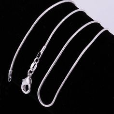 100% Brand new Color: Silver material: 925 sterling Silver chain Length: 16-30" High quantity!Factory price! Sliver Necklace, Chain Necklace Silver, Snake Chain Necklace, Snake Necklace, Chain Fashion, Silver Snake Chain, Silver Jewelry Fashion, Silver Plated Necklace, 925 Sterling Silver Chain