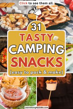 31 tasty camping snacks to pack and make