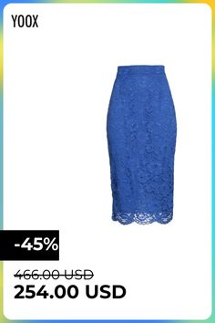 lace, brand logo, solid color, no pockets, rear closure, zipper closure, fully lined , Color: Bright blue , Size: 8 Chic Lace Pencil Skirt, Lace Pencil Skirt For Summer, Lace Lined Skirt, Spring Lace Mini Skirt For Night Out, Lace Party Skirt, Spring Knee-length Lace Skirt, Elegant Blue Lace Bottoms, Chic Lace Skirt For Night Out, Lined Lace Skirt For Night Out